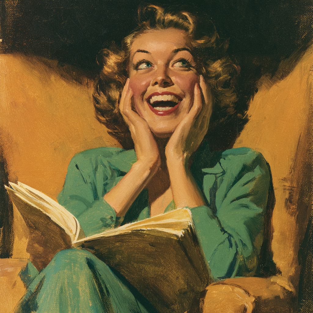 A delighted reader